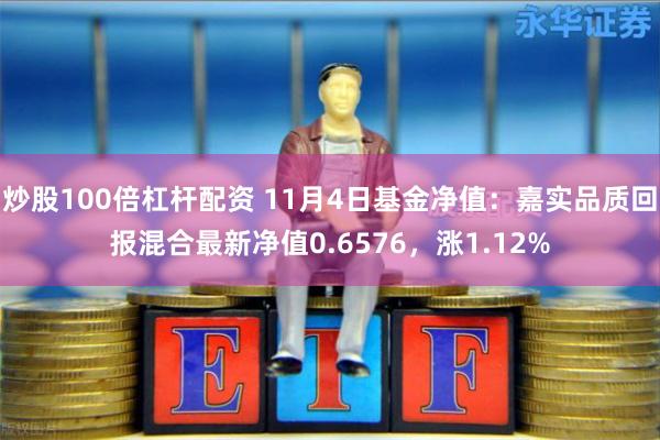 炒股100倍杠杆配资 11月4日基金净值：嘉实品质回报混合最新净值0.6576，涨1.12%