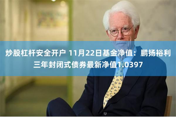 炒股杠杆安全开户 11月22日基金净值：鹏扬裕利三年封闭式债券最新净值1.0397